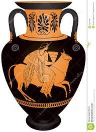 Europa De La &aacute;nfora Y El Toro Ilustraci&oacute;n del Vector - Ilustraci&oacute;n de  fenicio, pintura: 43351486