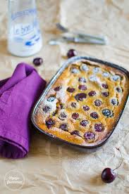 Clafoutis Aux Cerises Et Au Lait D Amande Ig Tres Bas Sweet Desserts Desserts Baking Recipes