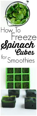 Add ¼ kg of sugar and 1 ½ cups of evaporated milk. How To Freeze Spinach Cubes For Smoothies A Hidden Greens Smoothie Recipe Happy Healthy Mama