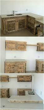 Pin By Chris Skehan On Furniture Pallet Kitchen Cabinets Pallet Kitchen Wooden Pallet Furniture