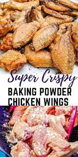 Baking Powder Chicken Wings The Crispiest Wings You Ll Ever Make Recipe Baking Powder Chicken Wings Chicken Wing Recipes Baked Chicken Wing Recipes