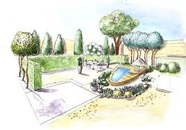 Technical planting plan landscape architecture. Landscape Architecture Plan Design In The Courtyard For Villa Landscape Design Project Stock Illustration Illustration Of House Development 119871279