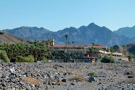 The inn is located on a low hill at the mouth of furnace creek wash with views of death valley and the panamint mountains. Hd Wallpaper Furnace Creek Inn Ranch Resort Building Accommodation Death Valley Wallpaper Flare