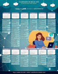 Calendario De Becas 2021 De Aprendemas Com Y Locos Por Las Becas