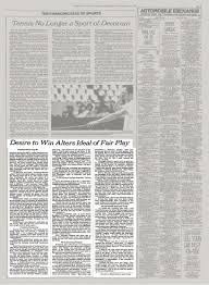 Scottish perspective on news, sport, business, lifestyle, food and drink and more, from scotland's national newspaper, the scotsman. The Changing Face Of Sports Second Of Five Articles Is Sportsmanship On The Decline The New York Times