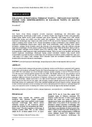 Pdf | on aug 1, , sa'odah ahmad and others published keganasan keluarga. Top Pdf Jurnal Keganasan Rumahtangga Terhadap Wanita 123dok Com