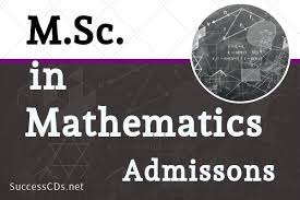 M Sc In Mathematics Admission 2021
