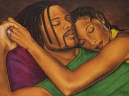 Black Art Cherishing The Moment By Fred Mathews Black Art Painting Black Love Art Black Art