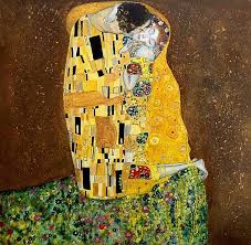 The kiss gustav klimt framed. The Kiss Gustav Klimt Copy Sold Painting By Christina Zelenskaya Saatchi Art