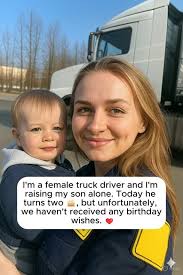 Truck Driver's Heartwarming Story of Raising Son Alone