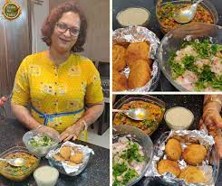 Litti Chokha Bihari Litti Chokha Is A Traditional Dish Of Bihar It Is A Complete Meal Which Has Litti Chokha Ghughni And Sarson Recipes Chutney Easy Meals