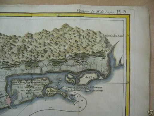 Bombay Photo Images[ Mumbai]: SOME MAPS OF BOMBAY -BEFORE BOMBAY CITY WAS MADE 1588 AND AFTER