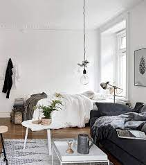 One bedroom apartments decorating ideas how to decorate a studio. Cozy One Room Flat Coco Lapine Design One Room Flat Apartment Bedroom Decor Apartment Interior