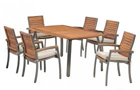Sedgwick Stacking Garden Dining Set With Cushions