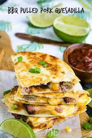 Bbq Pulled Pork Quesadilla Call Me Pmc In 2020 Pork Quesadilla Bbq Pork Recipes Bbq Pulled Pork