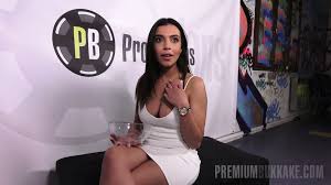 Premium Bukkake FR - Sonia first interview + cum swallow (2020)