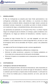 El plan de contingencia de una empresa es un conjunto de medidas de carácter organizativo, técnico y humano que tiene como principal finalidad la continuación del negocio o. Plan De Contingencias Ambiental Pdf Free Download