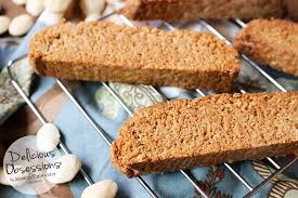 Laden with toasted almonds, amaranth flour and almond meal, this biscotti makes for a fine finish to nice meal. Grain Free Almond Biscotti Grain Free Gluten Free Refined Sugar Free Real Food Paleo Delicious Obsessions Real Food Gluten Free Paleo Recipes Natural Living Info