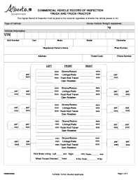 Checklists inspectors must have these to check off each thing as passed or failed. Alberta Vehicle Inspection Form Fill Out And Sign Printable Pdf Template Signnow