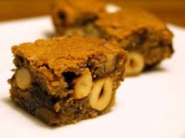 Recette De Blondies Aux Noisettes Recette Dessert Recette De Blondies Recette