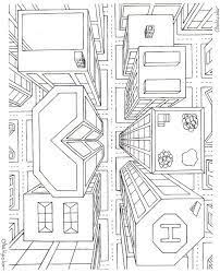 Birds Eye View Drawing Pose One Point Perspective Bird S Eye View Google Search Perspective Art Perspective Drawing Birds Eye View City