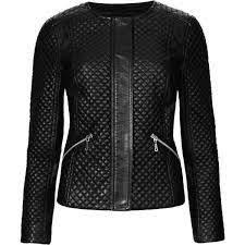 M S Collection Petite Faux Leather Quilted Biker Jacket Black Quilted Jacket Vegan Leather Jacket Black Faux Leather Jacket