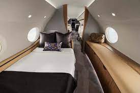 This stunning private jet with 5 separate rooms is as luxurious as it gets. G700 Gulfstream Aerospace