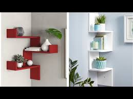 Corner zig zag wall shelf this curiously constructed corner shelf perfect solution for modern interiors, beautifully exposes books, decorations or flowers. Corner Wall Rack Design Ideas 2020 Modern Corner Wall Shelf Designs Youtube
