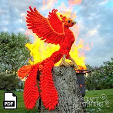 Fire Bird Phoenix Crochet Patterns Amvabe Crochet Crochet Patterns Fire Bird Pattern