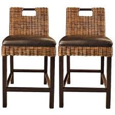 Grass Roots Banana Leaf Woven Counter Stool Rattan Stool Wicker Bar Stools Bar Stools