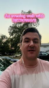 Retrowave is "a nostalgic subgenre of electronic music and a broader  aesthetic style that combines retro-futuristic themes with 1980s culture."  Took an evening walk, checked out some new (to me) ...