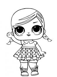 Hello kitty coloring page 10 july 29, 2018. Lol Doll With Pigtails Coloring Pages For You