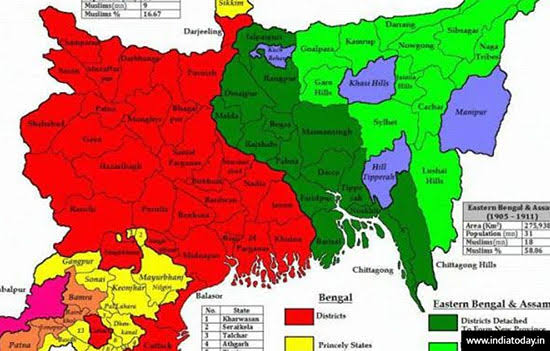 All you wanted to know about the PARTITION OF BENGAL in 1905