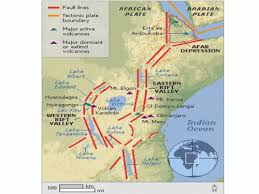 3a Formation Of East Afircan Rift Valley Plate Tectonics Rift Valley Geology