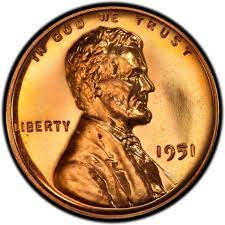 Weighing 3.11 grams and having a diameter of 19.05mm, the wheat penny was the same as the previous indian head penny. 1951 Lincoln Wheat Pennies Values And Prices Past Sales Coinvalues Com