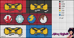 Lego Ninjago Pattern By Aldray Ferreira Lego Ninjago Party Cross Stitch For Kids Cross Stitch Art