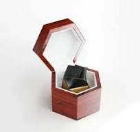 Luxury Brown Wooden Perfume Boxes - Elegant Gift Packaging