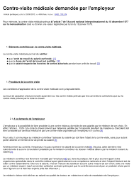 Urce indispensable du droit du travail. Calameo Fo Vaulx Le Savoir Controle Medical