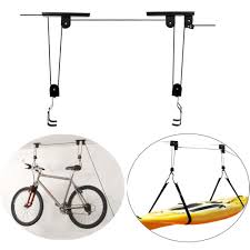 If you have floor space, consider an inexpensive bike stand like the rakk from feedback sports. Ceiling Mount Bike Lift Cheap Online