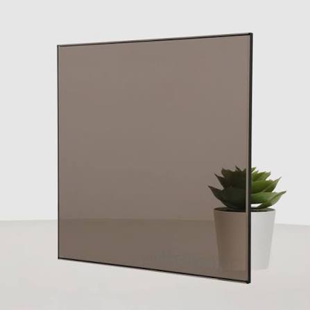 euro bronze glass sample