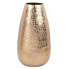 Vaso In Alluminio Martellato Dorato 31 Cm Maisons Du Monde Muebles De Comedor Jarrones Decoracion De Muebles
