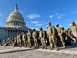 It was brought to our attention early today that facility management with the thurgood marshall judicial office building reached out directly to the national guard to offer use of its facilities. Photos National Guard Troops Are Patrolling The Capitol Building In Force