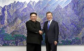 Image result for north south korean leaders meet