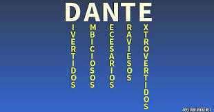 Significado Del Apellido Dante Significados De Los Apellidos