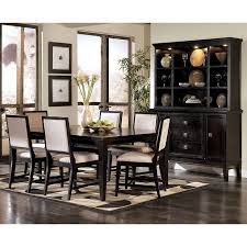 Double pedestal table extends to 108 inches features two leaves matching china and server available all leather upholstery in north shore leather, featuring the luxurious look and feel of top quality leather, offered with some protection. Ashley Furniture Dining Table Set Furniture Ideas