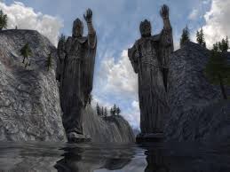 Lotro The Argonath Lord Of The Rings Middle Earth Earth