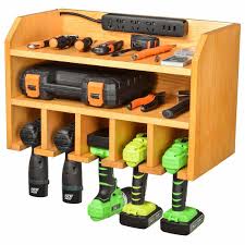 Orasant wall mount garage tool storage rack. 40 Ways To Organize Every Cabinet In Your House Power Tool Storage Drill Storage Tool Storage Diy