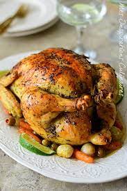 poulet roti aux herbes de provence au four le blog cuisine de samar recette recette poulet roti poulet roti recette poulet