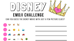 Can you guess the disney movie by the emoji? Disney Emoji Challenge Big Family Little Adventures
