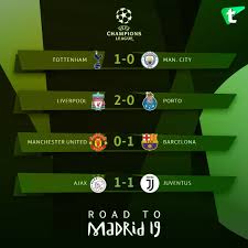 All the latest champions league news, results & fixtures, brought to you as it happens, including analysis and results from ireland and around the world. Champions League Quarter Finals First Leg Results Champions League League Crstiano Ronaldo
